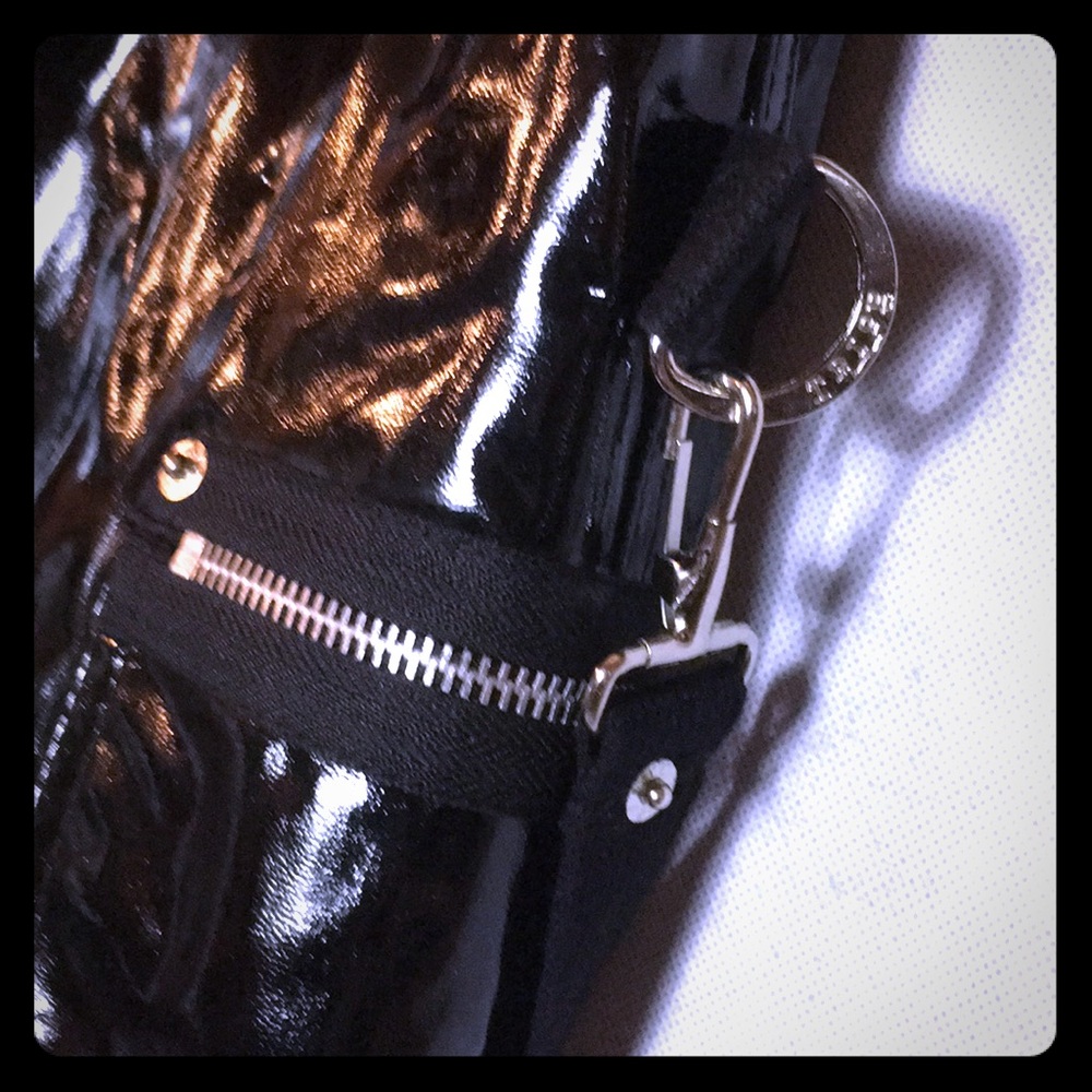 New in package Tripp NYC black vinyl bondage pants - Picture 7 of 11